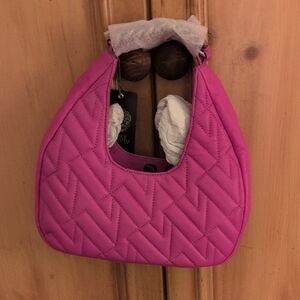 Vince Camuto Fuchsia Quilted Shoulder Bag